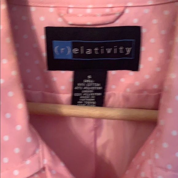 Adorable polka dot trench coat! - Picture 2 of 4